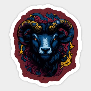 ARIES ZODIAC SIGN Sticker